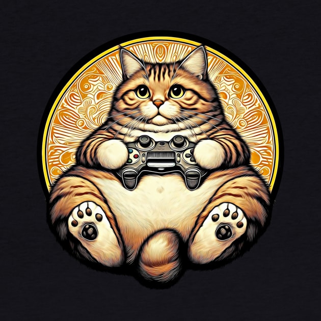 The Gamer Cat by Artizan